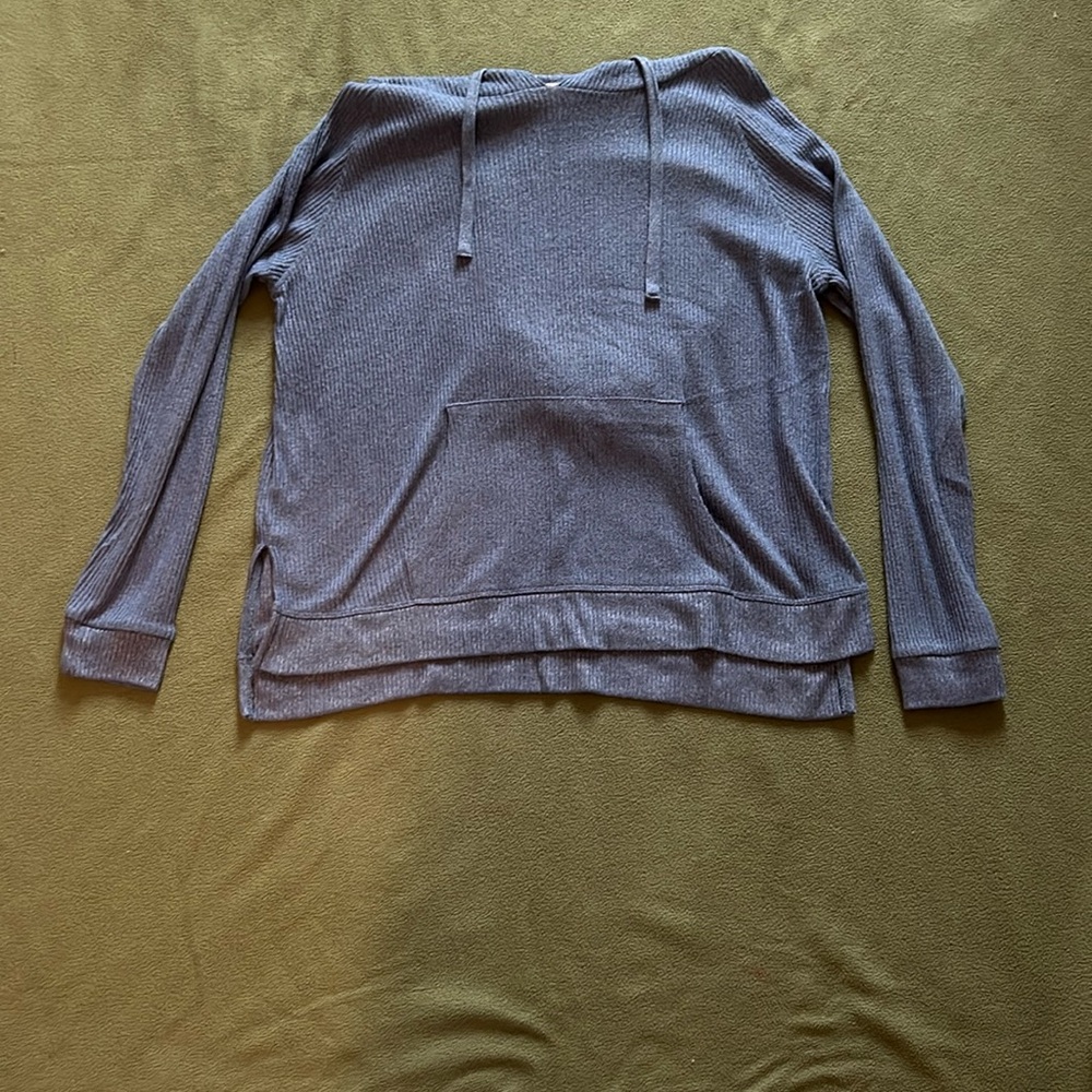 Lightweight blue hoodie